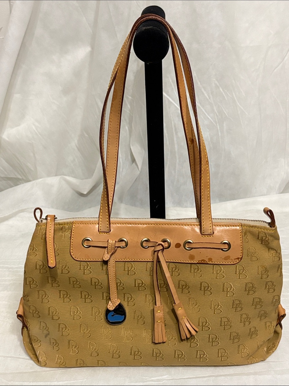 Dooney & Bourke Signature Tassel Tote Bag